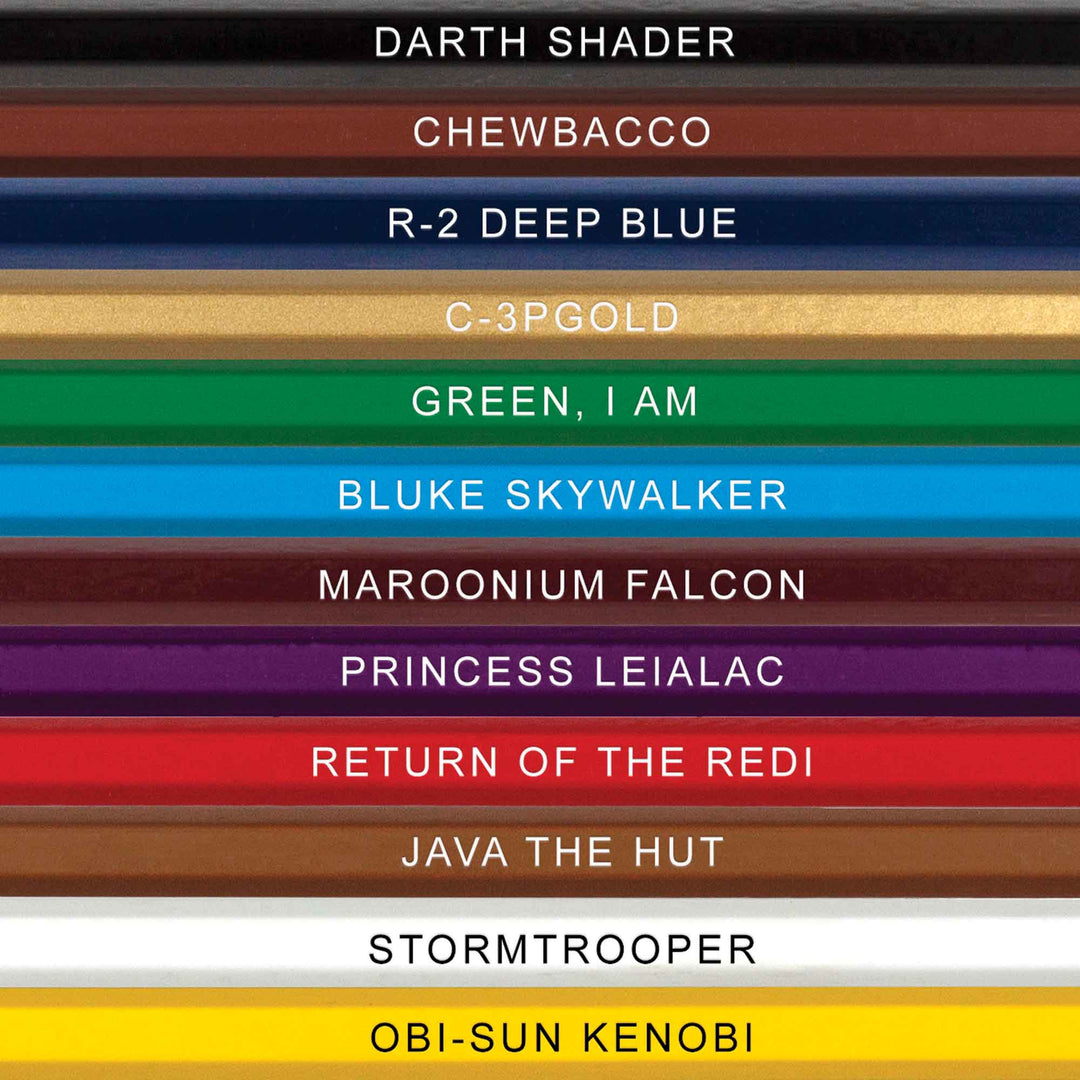 Close up of Pencil Colors and Names, Color Wars