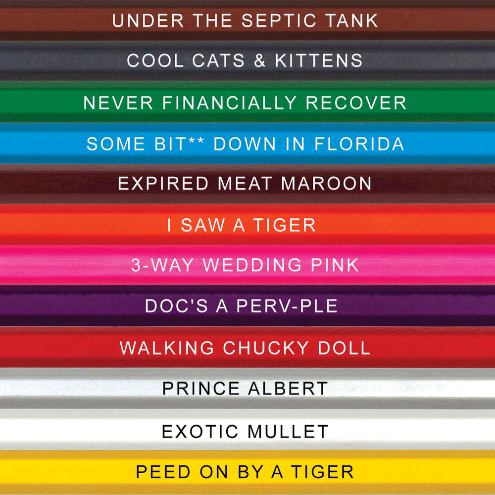 Up Close Exotic Colors Colored Pencil Names