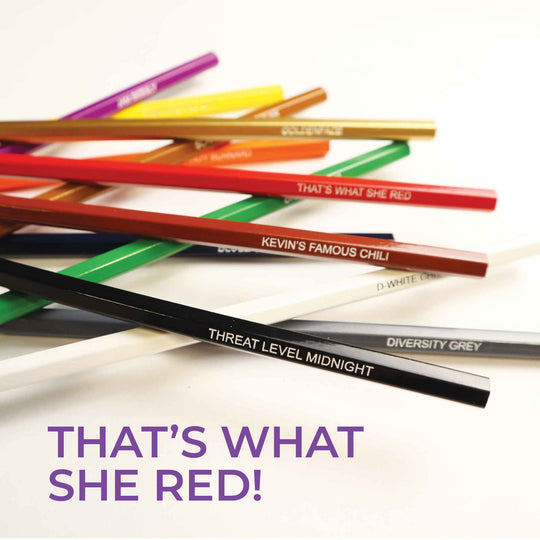Office Colors Colored Pencils Pile Featuring Color Names