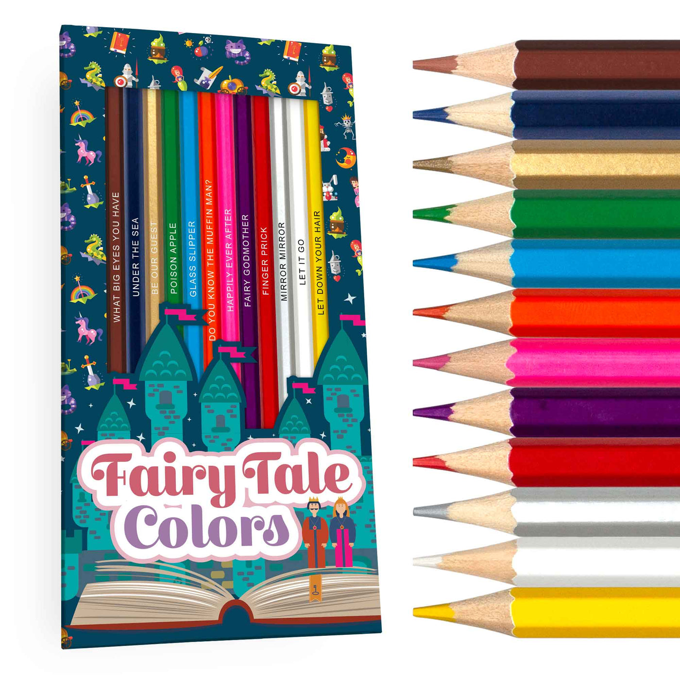 Fairy Tales Inspired Colored Pencil Gift Set – Pop Colors