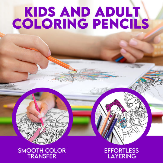 K-Pop Color Hunters Colored Pencil Set for Fans of K-Pop Demon Hunters (Delivered by Thanksgiving 2025)