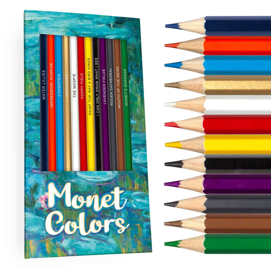 Monet Inspired Colored Pencil Art Gift Set - 'Monet Colors' – Pop Colors