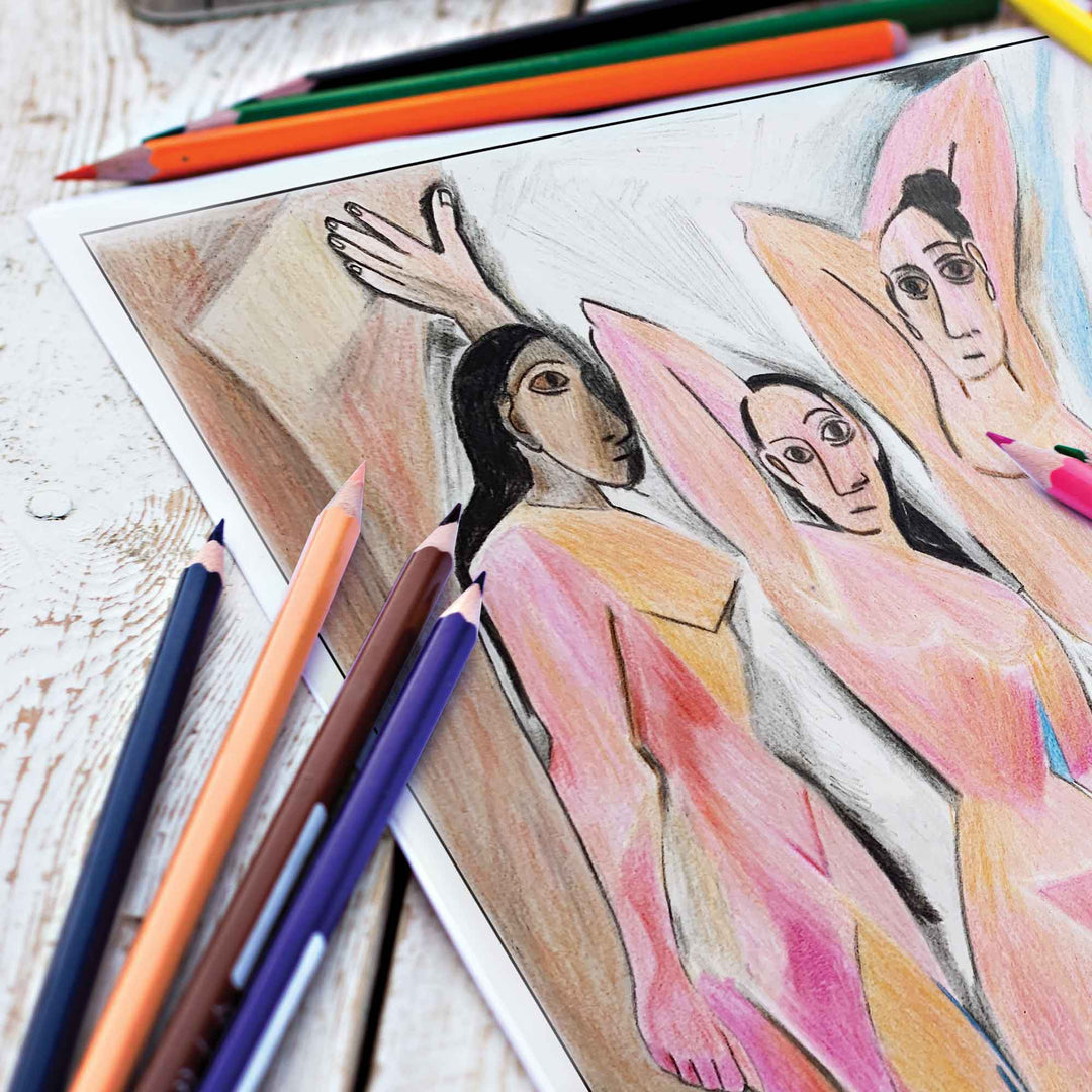 Picasso Inspired Colored Pencil Art Gift Set - 'Picasso Colors' – Pop Colors