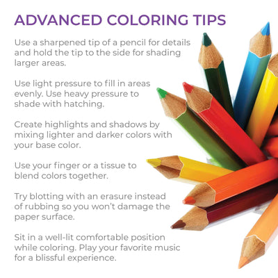 Colored pencil advanced coloring tips