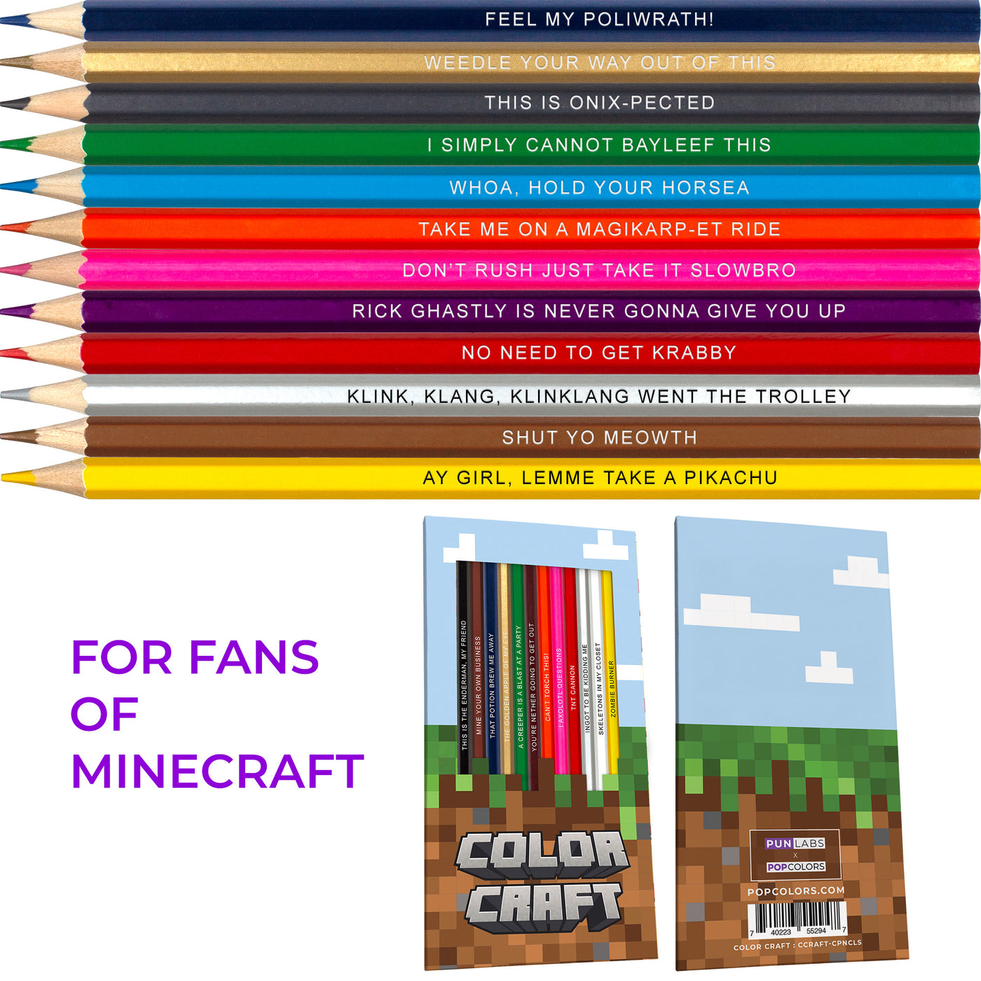 Video Game Lover Colored Pencil Set Pack