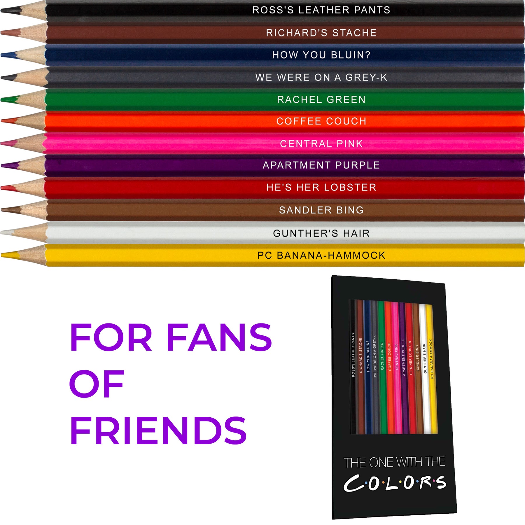 The Rolling Tones Colored Pencil Set for Fans of The Rolling Stones – Pop  Colors