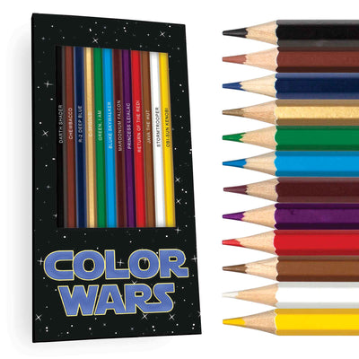 Color Wars Colored Pencils and Box Set