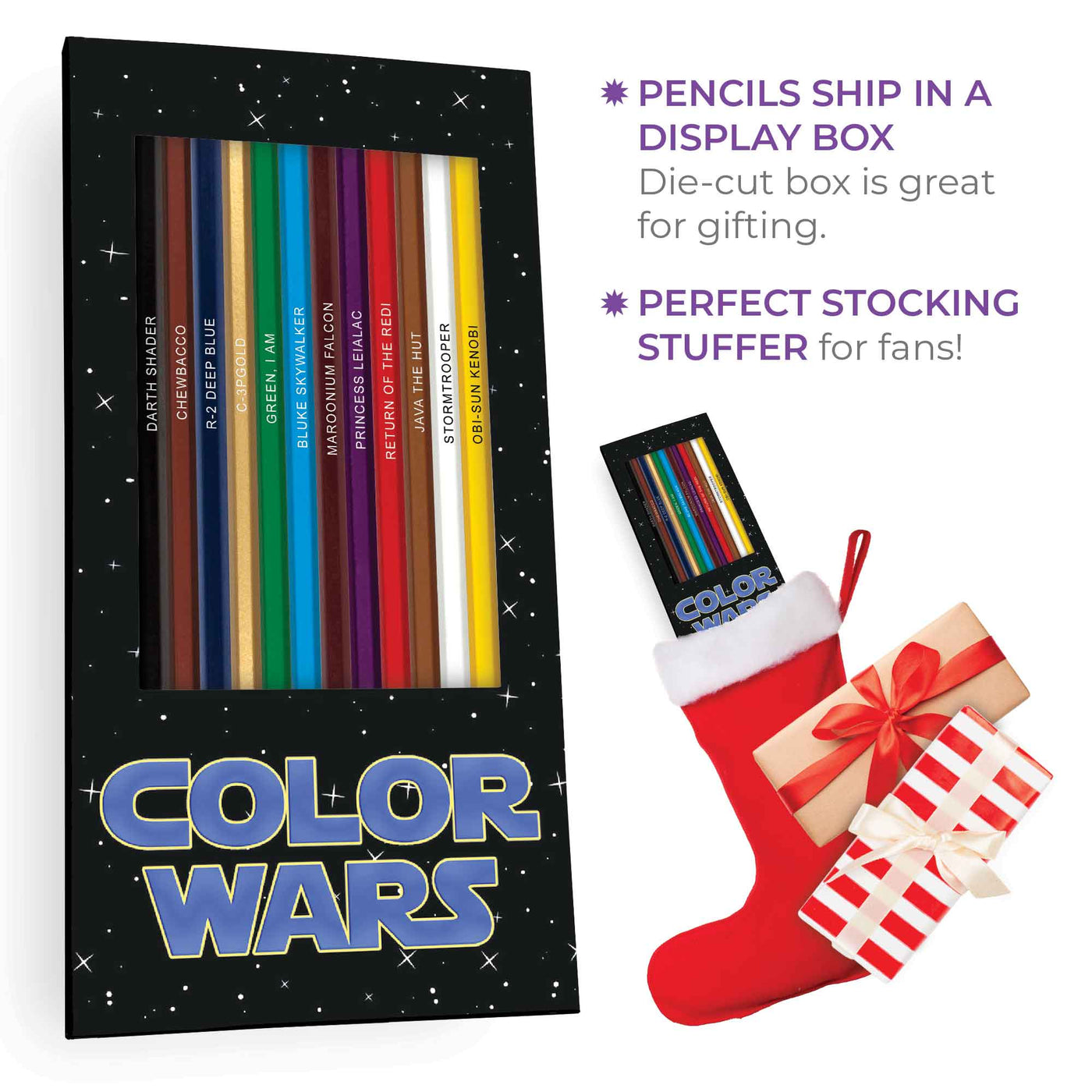 Color Wars Colored Pencils Set, Great gift idea.