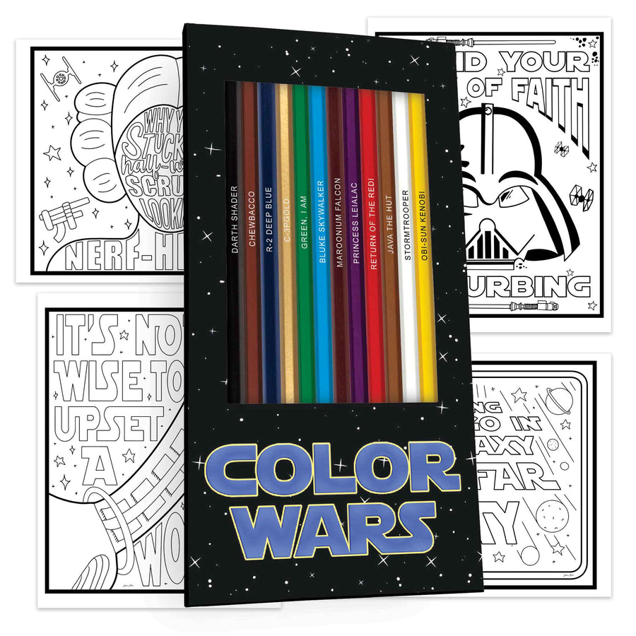 Color Wras Art Color Wars Bundle Colored Pencils & Coloring Pages – Pop Colors