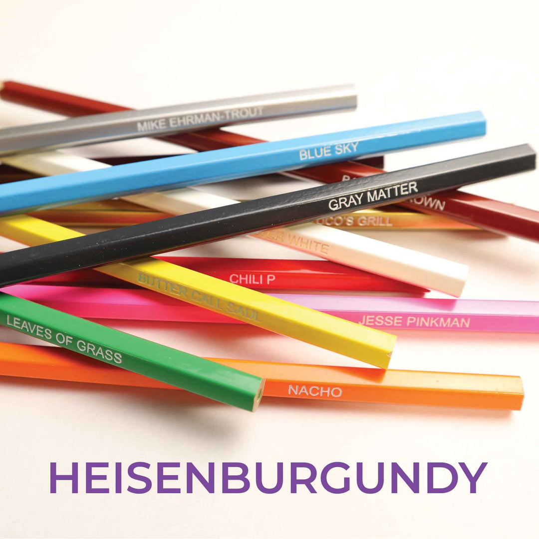 12 Personalised Colouring Pencils