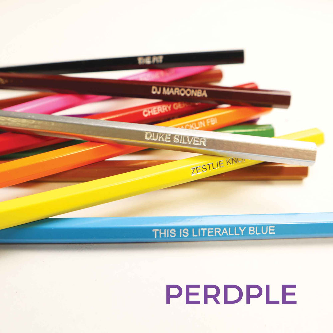 Colors and Recreation Colored Pencil Pile Featuring Color Names
