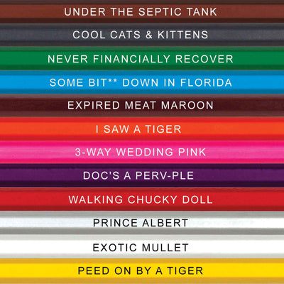 Up Close Exotic Colors Colored Pencil Names