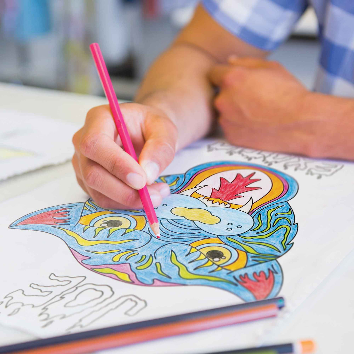 Exotic Colors Coloring Page Joe Exotic Tiger