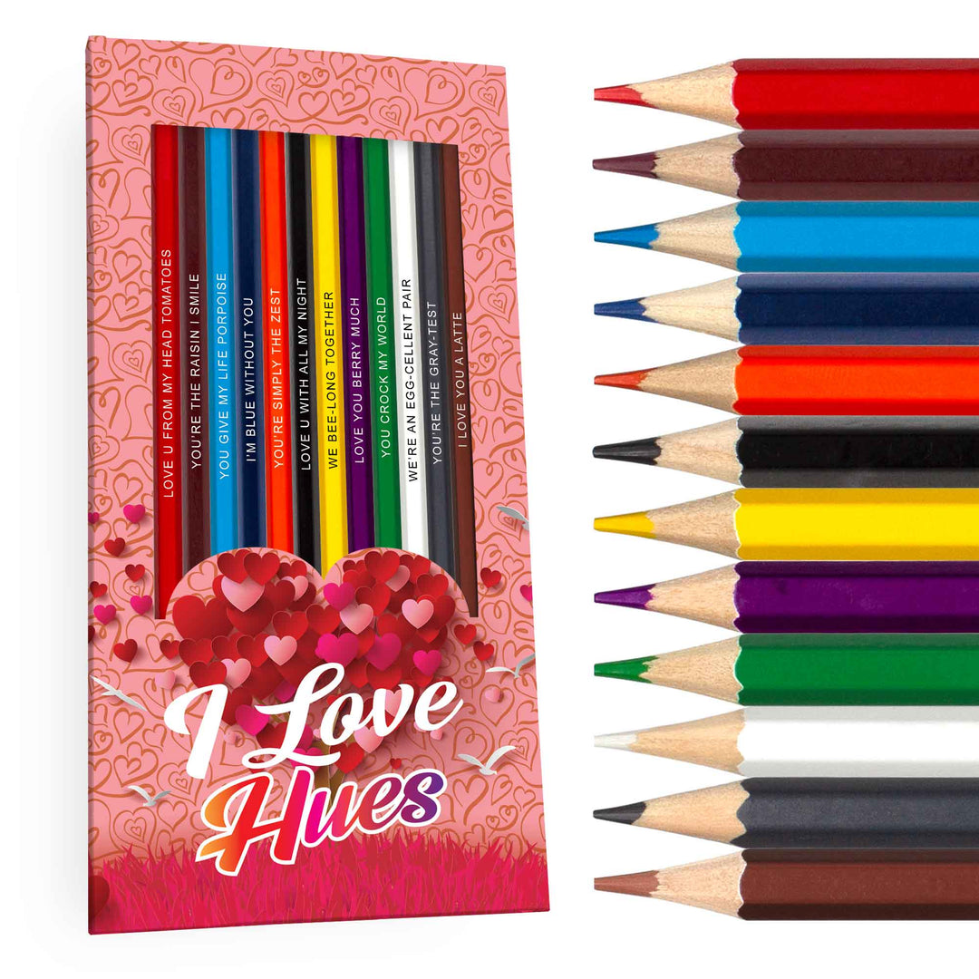 I Love Hues Colored Pencil Set