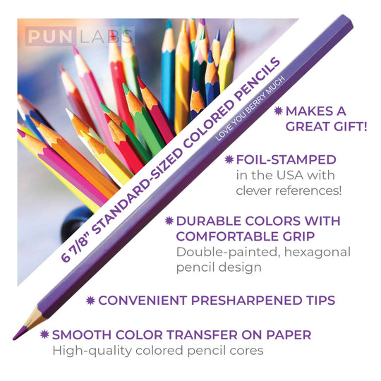 I Love Hues' colored pencil sets to give to the one you love