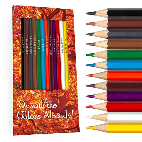 Oy With The Colors Already! Colored Pencils for Fans of Gilmore Girls Box and Pencils