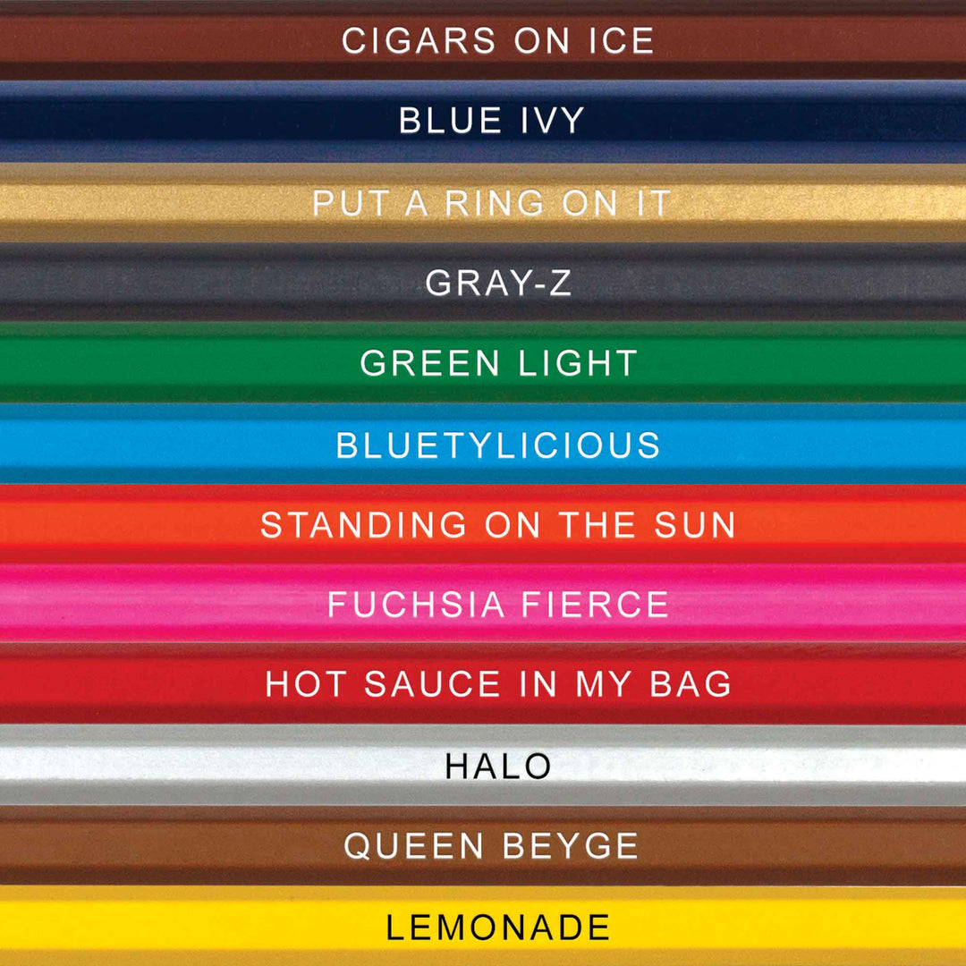 Beyonce Themed Colored Pencils - 'Shades of Bey