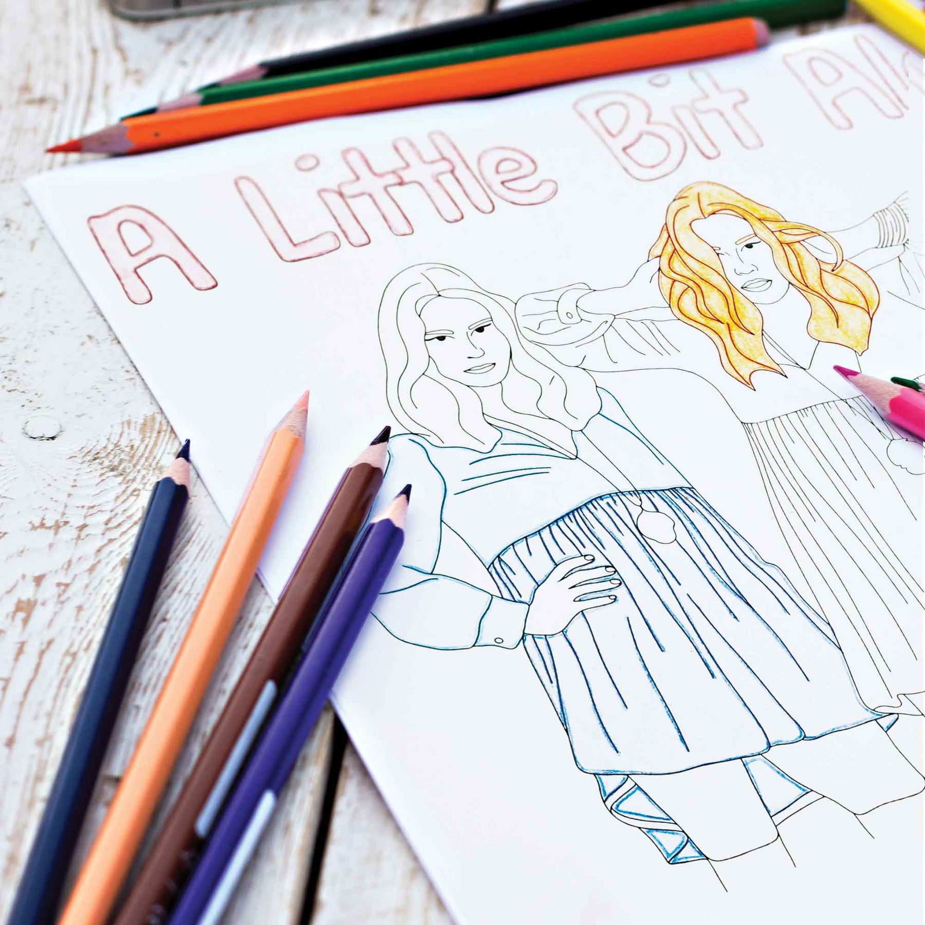 Beyoncé Themed Color Pencil Gift Set – Pop Colors