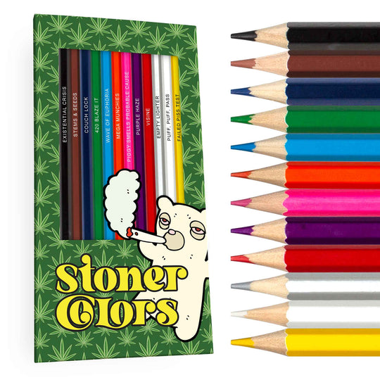 Stoner Colors Colored Pencils Box and Pencils