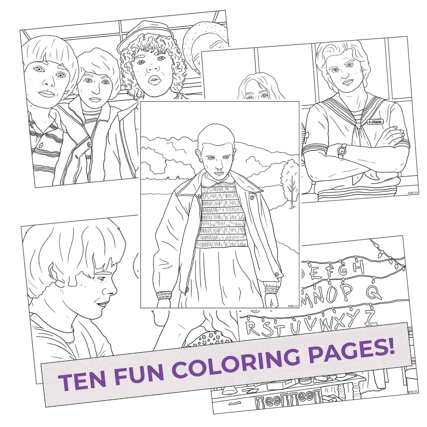 Stranger Things coloring pages