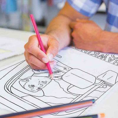Stranger Things coloring page, coloring in